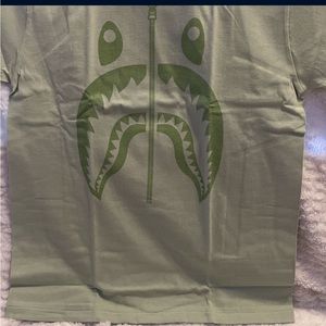BAPE Pigment Shark Tee Men’s Medium Mint Green
